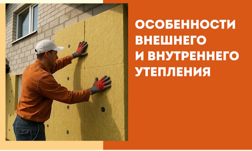 Какие особенности внешнего и внутреннего утепления в Шебекино