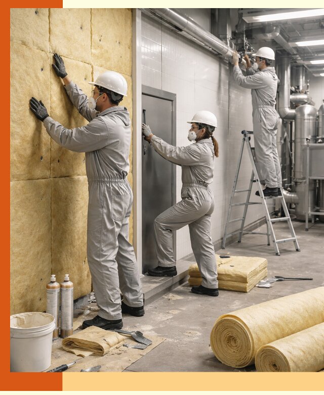 Утепление пищевого цеха под ключ в Шебекино