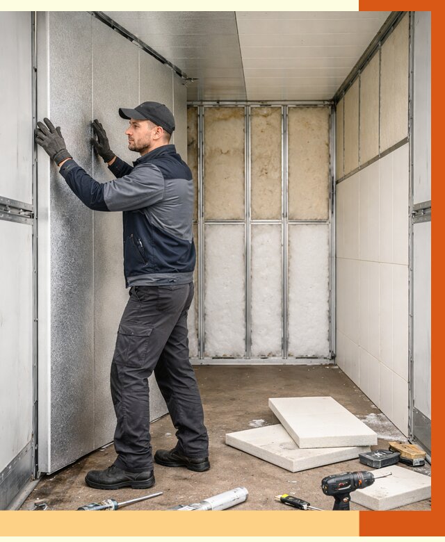 Утепление холодильного кузова в Шебекино от 13744 руб. под ключ | ТепломастерШбк